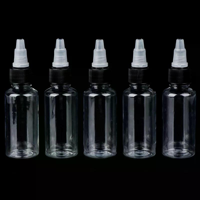 Lot de 10 pièces 30 ml Bouteille pour mélange de peinture Bouteille de stockage vide Bouteille pour liquide Conditionné séparément