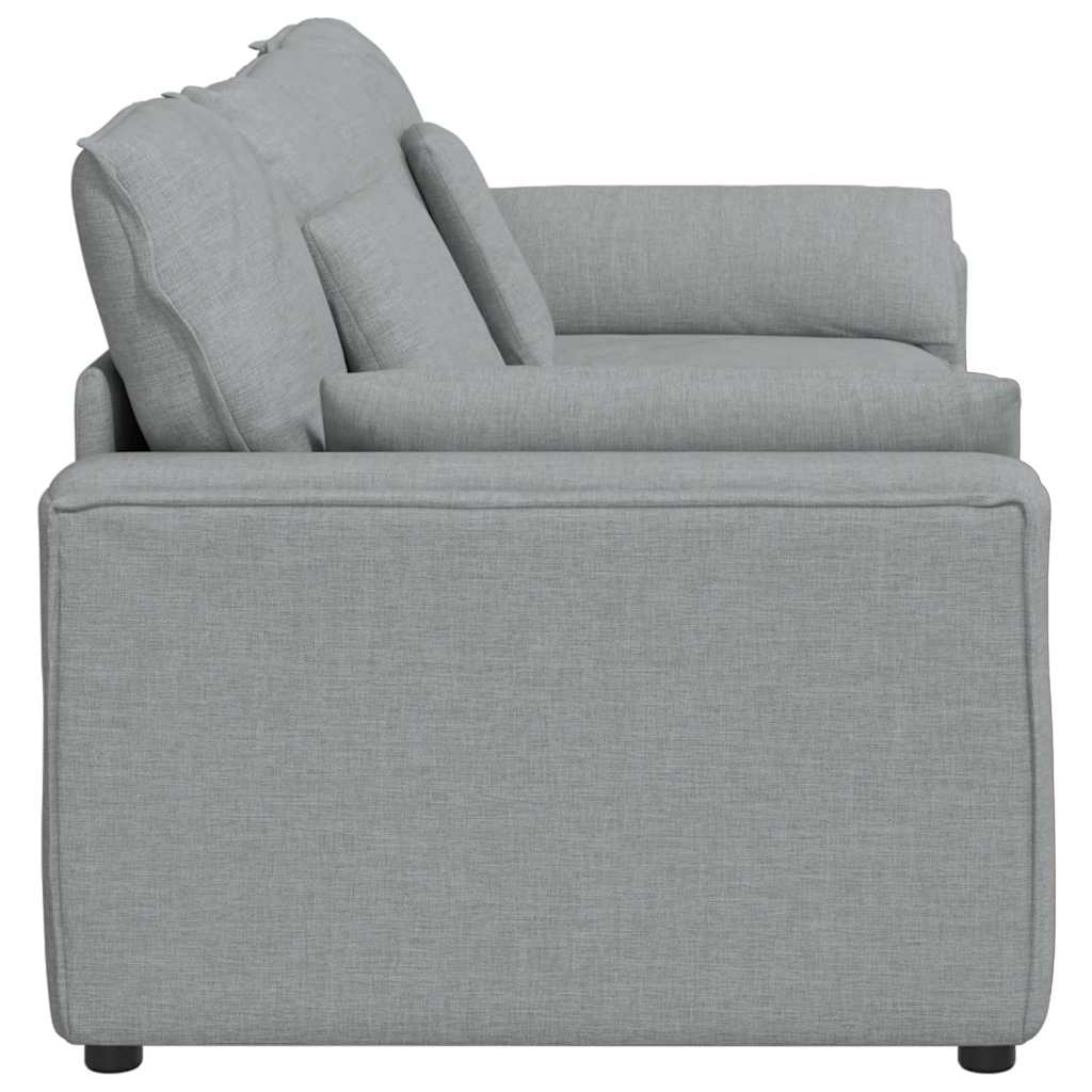 Modular Sofa with Cushions Light Grey