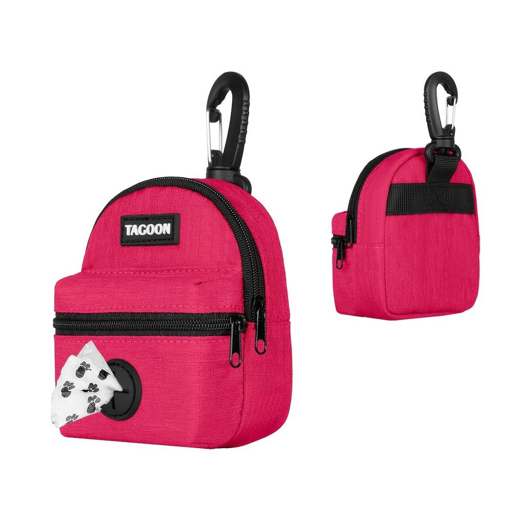 Pet Leash Mounted Waste Bag Holder Lightweight Treat Storage Pouch Daily Dog Walking Accessory