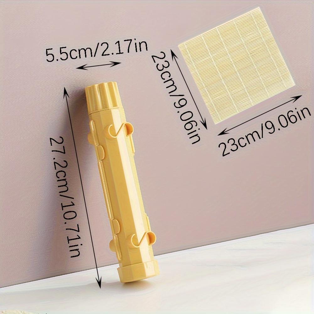 2pcs/set Plastic DIY Striped Sushi Mold Convenient Sushi Rice Ball Making Tool Set Suitable for Breakfast, Lunch and Dinner Making Convenient