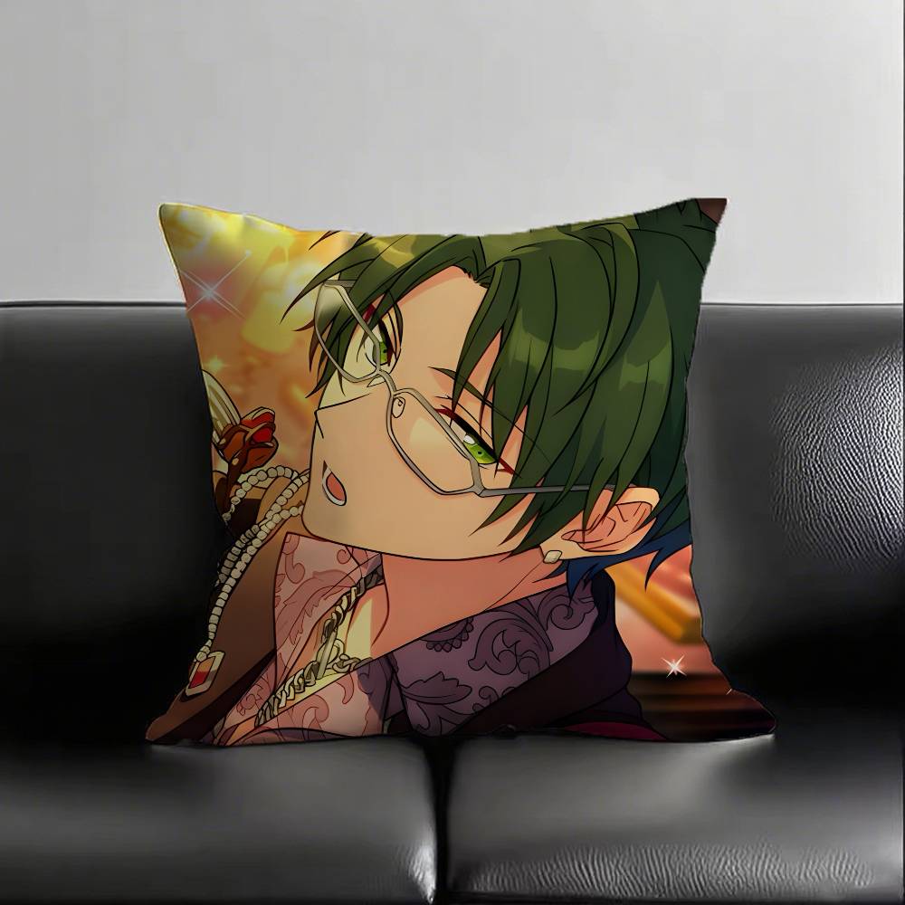 1pc Keito Hasumi Pillow Case Fashion Square Pillowcase Bedroom Sofa Room Ins Decoration Leisure