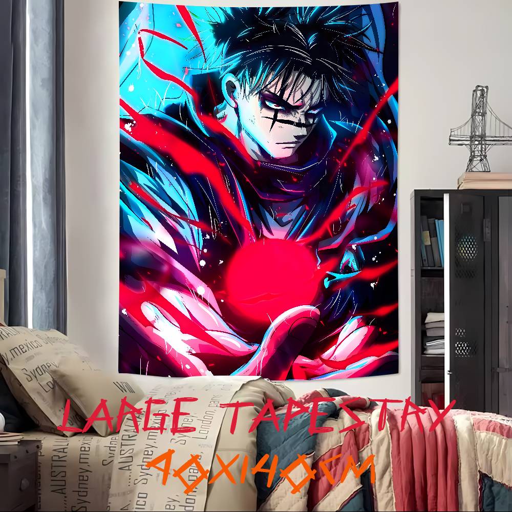 Popular Anime Cool Choso Tapestry Decoration Bedroom Dormitory Background Cloth Holiday Home Party Living Room Club Tapestry