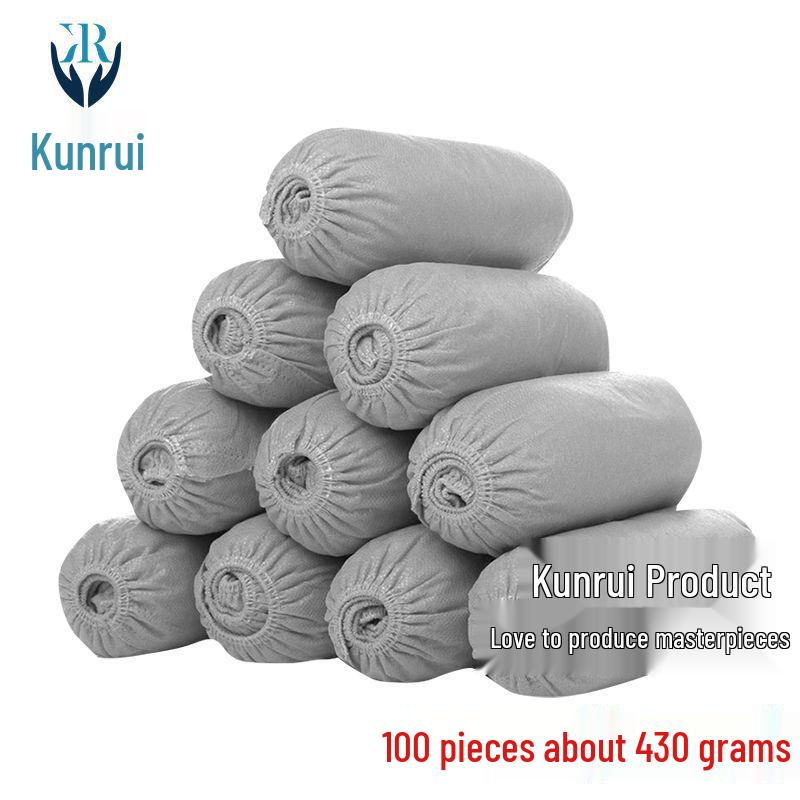 Extra Thick, Wear-Resistant, Anti-Slip Non-Woven Shoe Covers for Home, Students & Adults