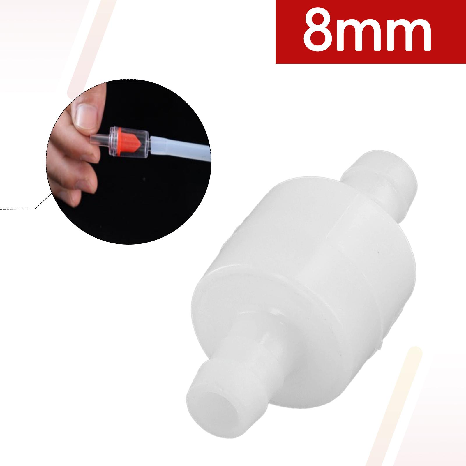 

Шланг обратный клапан ID пластиковый белый 1 шт. Высокое качество 8mm