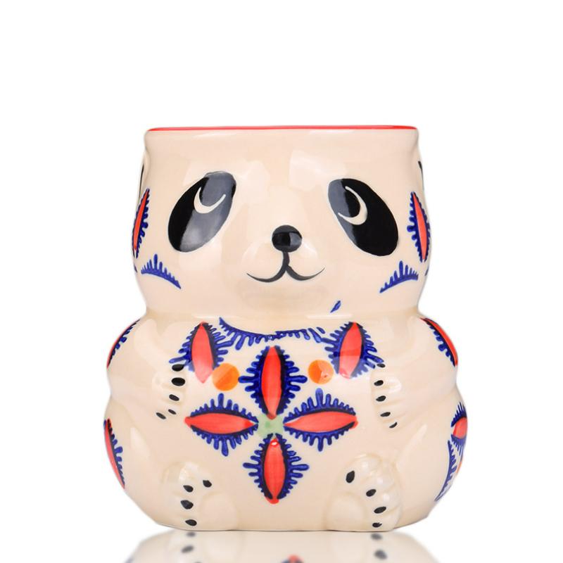 Creative Hawaiian Tiki Ceramic Cup Personalized Bar Animal Cocktail Beer Tiki Cup Cute Panda Wine Cup Bar Tool Wine Glasses