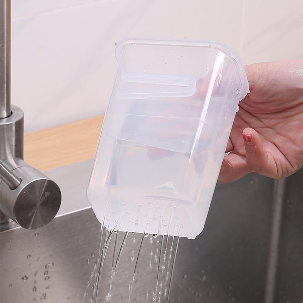 Kitchen Fruit Vegetables Food Storage Box Fridge Classification Organizer Rack Shelf Holder Refrigerator Special For Side Door