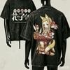 Toilet Bound Hanako kun Πλυμένο T-shirt 2026 Νέο Μοντέλο ρούχα με προσωπικότητα μπλουζάκι Ρούχα για όλο το χρόνο Ρετρό Μόδα Βίντατζ Φαρδύ δώρο