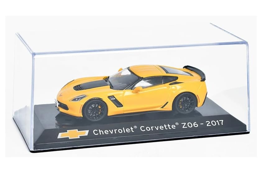 ALTAYA Corvette Miniature Car 1/43 CORVETTE Z06 2017 (Yellow) with Case
