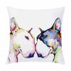 Customizable Home Square Soft Sofa Bed Pillow Cover Painted Dog Decorative Cartoon Puppy
