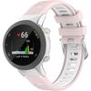 Silicone Strap for Garmin Swim 2 Watch Band for Garmin Forerunner 45 45s Replace Band Bracelet Two Tone Belt, Metal Connectors