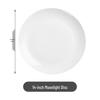 Elegant Moonlight Bone China Ceramic Dinner Plate - Perfect for Steak, Western and Cold Dishes, Gift or Display.