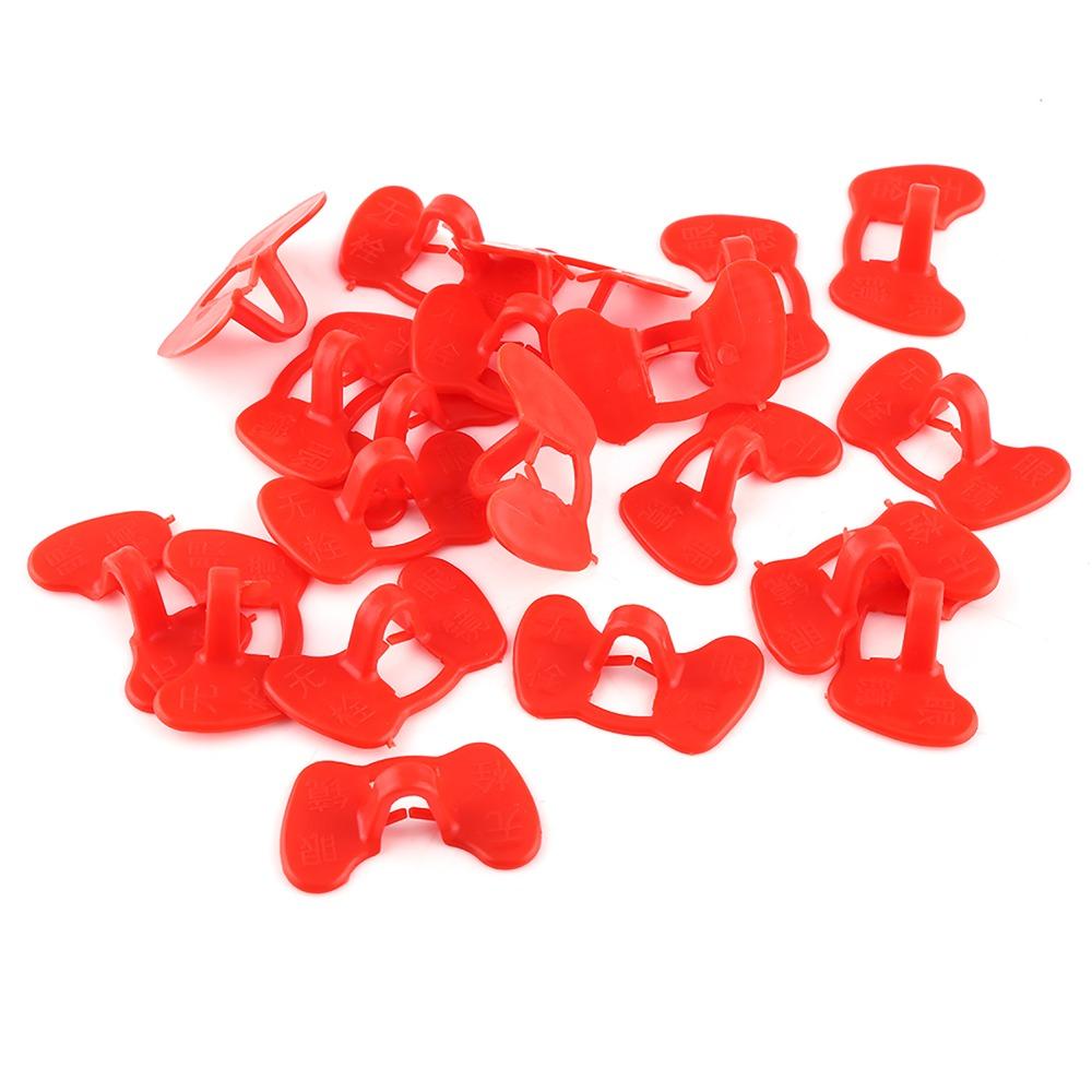20pcs No Pin Bolt Anti-Pecking Goggles Non-Tethered Style Poultry Spectacles  Poultry Use