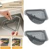 Compact Magnetic Triangle Drain Basket For Small Kitchens With Space Saving Design And For Vegetables Utensils
