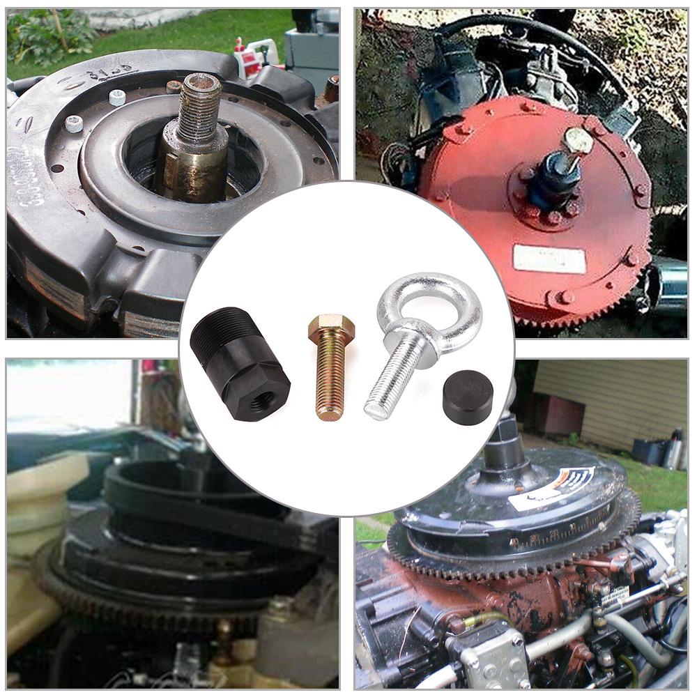 Mercury Mariner Flywheel Puller Kit: Includes Puller 91-849154T1, Lifting Ring 91-90455-1, and Screw Kit.