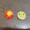 Premium Red Brooch Metal Pin Badge - Commemorative Gift