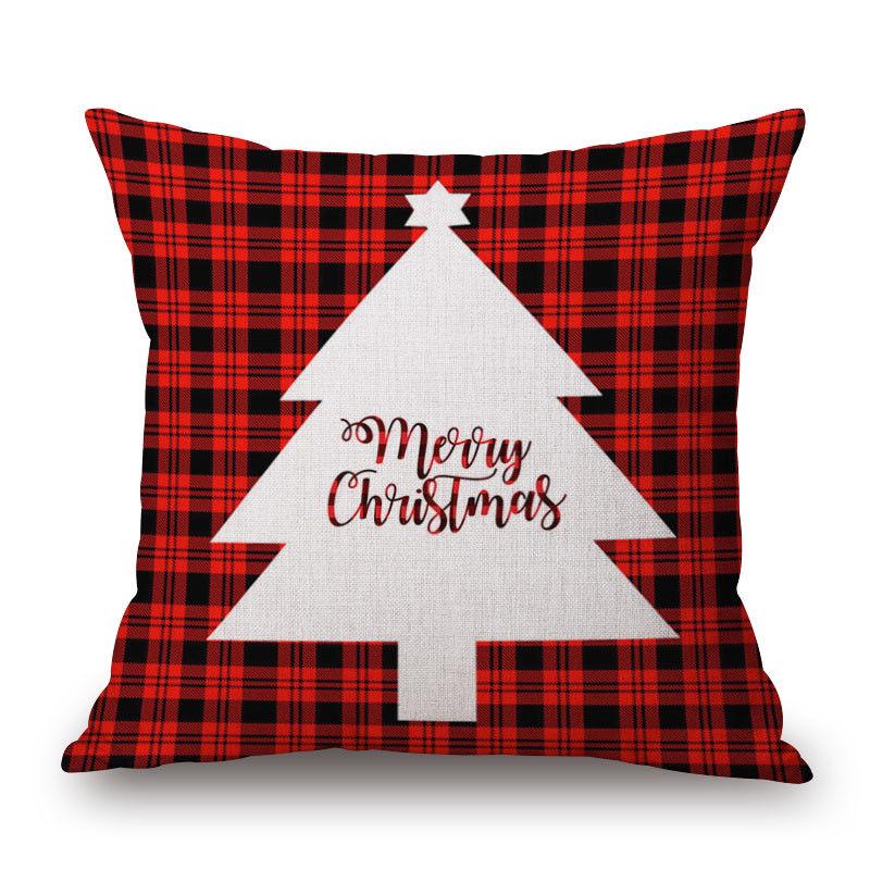 Classic Merry Christmas Xmas Gift Designed Throw Pillow Case Cover Cushion 18 X 18 Inch Ideal For Holiday Cheer And Comfort