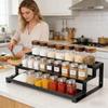 Modern Strategy Extendable Shelf For Kitchen Storage Of Seasonings Makeup And Small Deck Objects Three Rank B03E