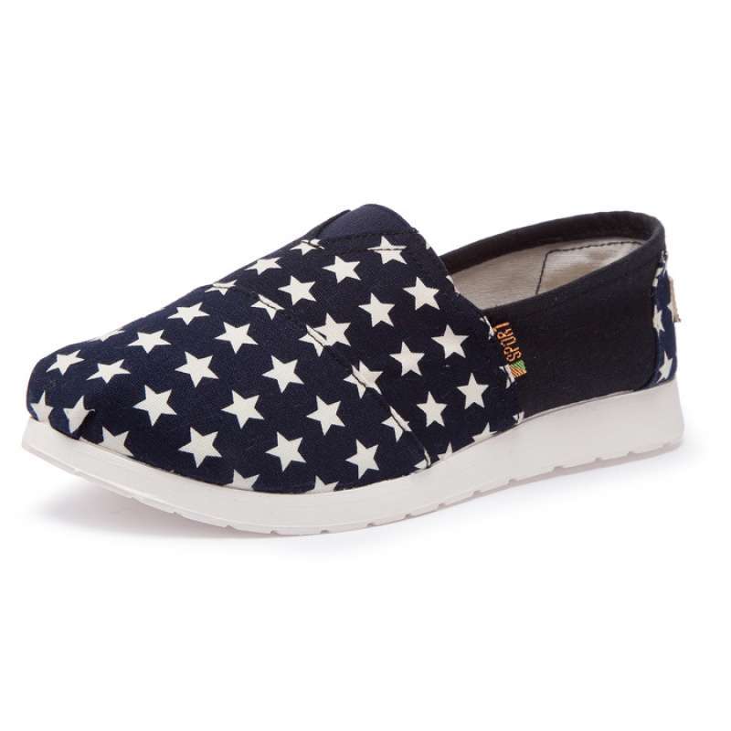 Old North cloth shoes women's one-pedal lazy shoes canvas shoes people cloth shoes low-top flat-bottom non-slip student cloth shoes women