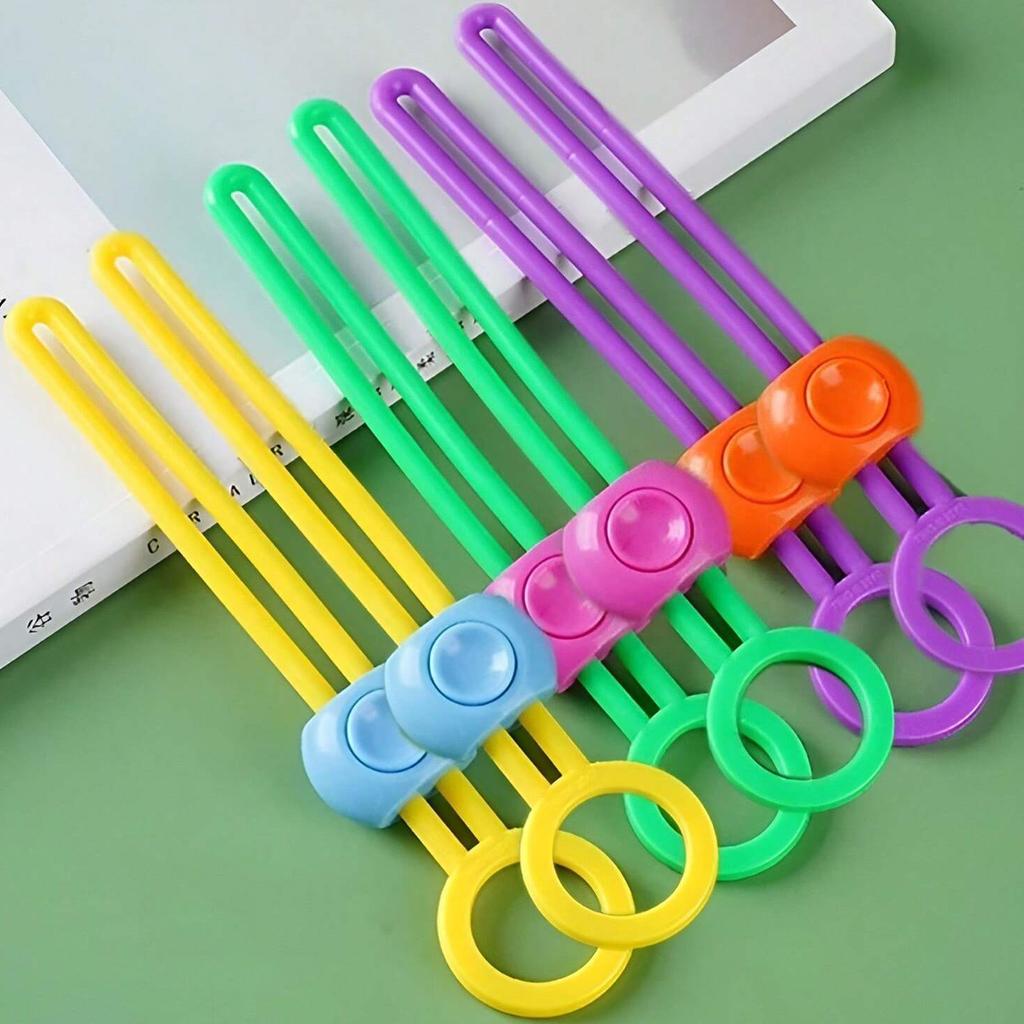 6pcs Color Sealing Rope Bandage - Kitchen Food Preservation Sealing Clip, Multi-Function Cable Organizer, Creative Rope Binding