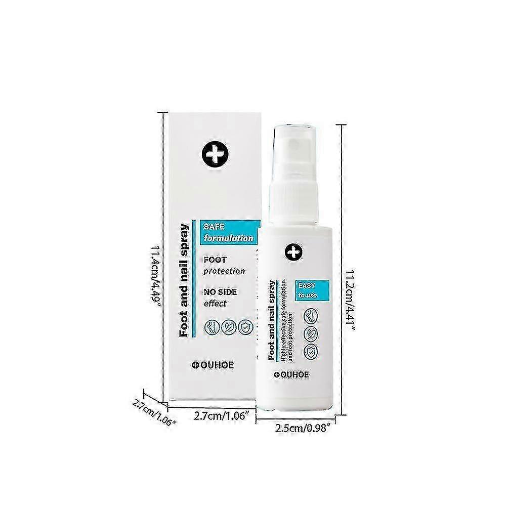 3 Pezzi Spray per Piedi e Unghie, Cura Naturale e Potente per i Piedi - Quan