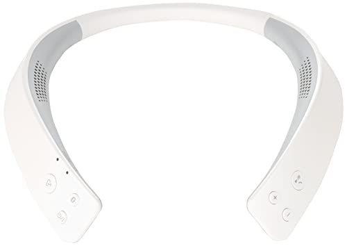 Panasonic Wireless Neck Speaker, Bluetooth, with Built-in Microphone, Hands-Free, Approximately 13 Hours of Continuous Playback, SC-WN10-W, White