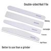 Half-Moon Nail File & Buffer: Gray Sandpaper Nail Art Tools