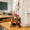 Slap The Monkey Schlüsselanhänger Anhänger Doppelseitig Acryl Tierdesign Leichter Schlüsselanhänger Rucksack Handtasche