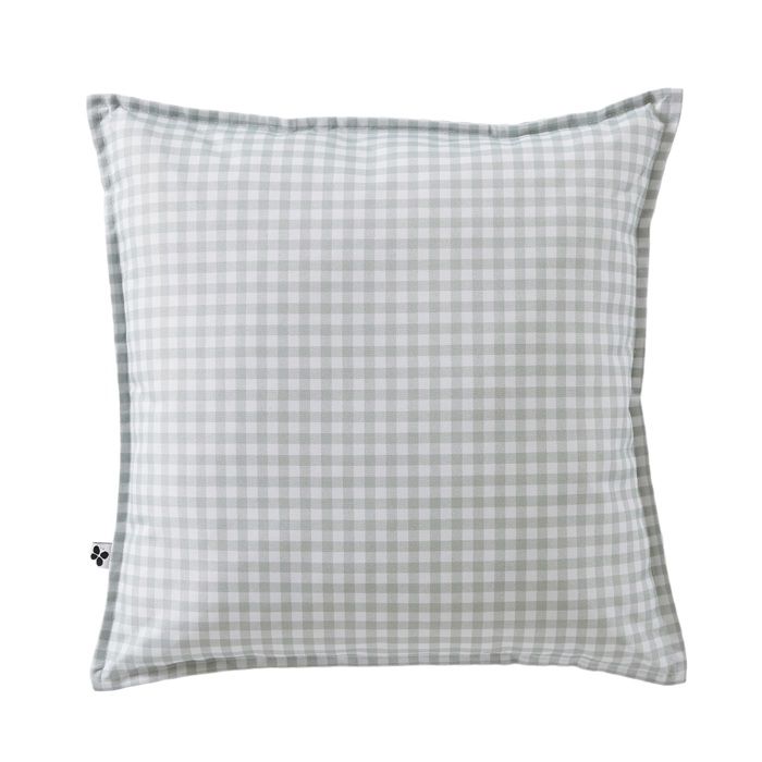 Housse de coussin exterieur 45 x 45 cm deperlant Vickie eucalyptus