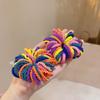Colorful Kids' Hair Ties: Elastic Lace Scrunchies & Durable Headbands