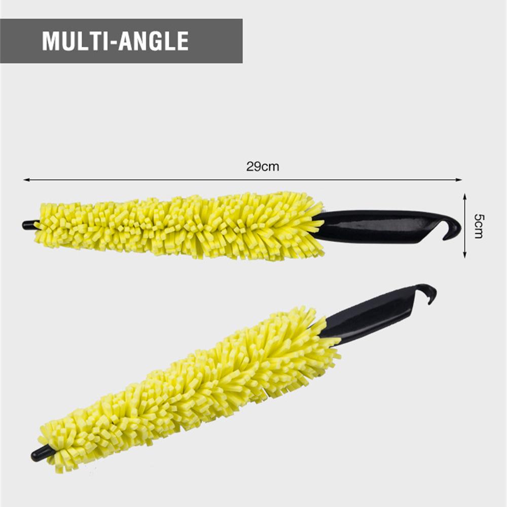 1Pc Car Wheel Cleaner Brush Tire Rim Cleaning Tool Auto Scrub Washing Vehicle Washer Dust Cleaner Sponge Car Washer For Auto
