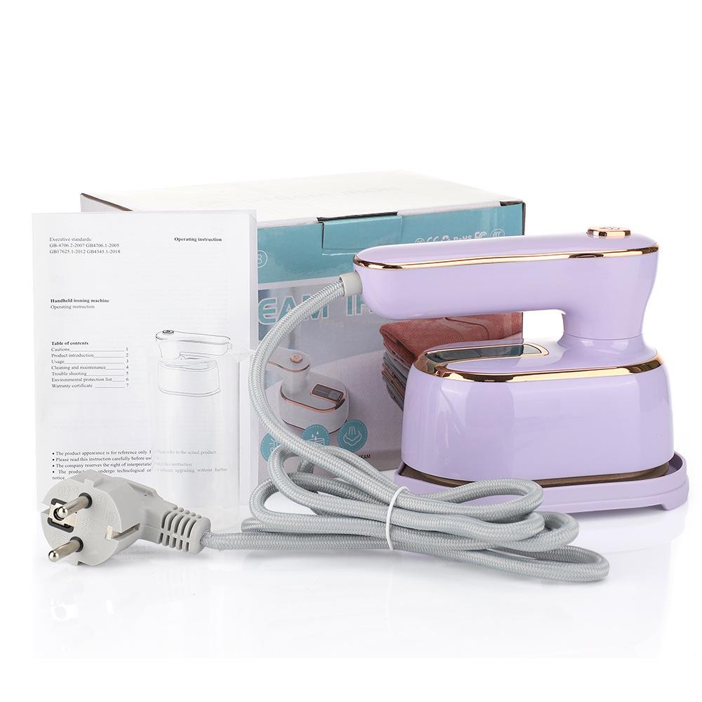 Portable Handheld Steam Iron: Dual-Use, Dry & Wet, Rotatable, Foldable, Travel-Friendly Garment Steamer