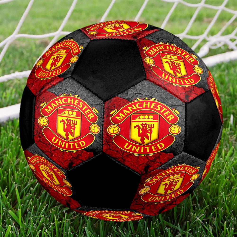 Manchester United Theme Size 5 Soccer Ball, Suitable for Both Indoor and Outdoor Matches, a Gift Suitable for Everyone.