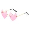 Trendy Stylish Irregular Sunglasses For Parties And Festivals With Uv380 Protection