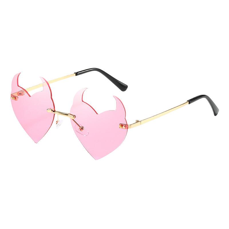 Trendy Stylish Irregular Sunglasses For Parties And Festivals With Uv380 Protection