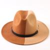 Popular European and American Classic Double-color Wide-brimmed Top Hat Men's and Women's Fashion OL Style Cowboy Hat Jazz Hat