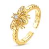 Original 925 Silver Adjustable Rings Eyes Clover Cat Dog Classic Design Ring High Quality Ladies Jewelry For Vacation