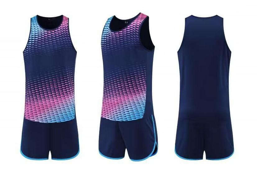 Unisex schnelltrocknende schweißableitende Leichtathletik-Teamuniform-Sets für die Schule und das Marathon-Training