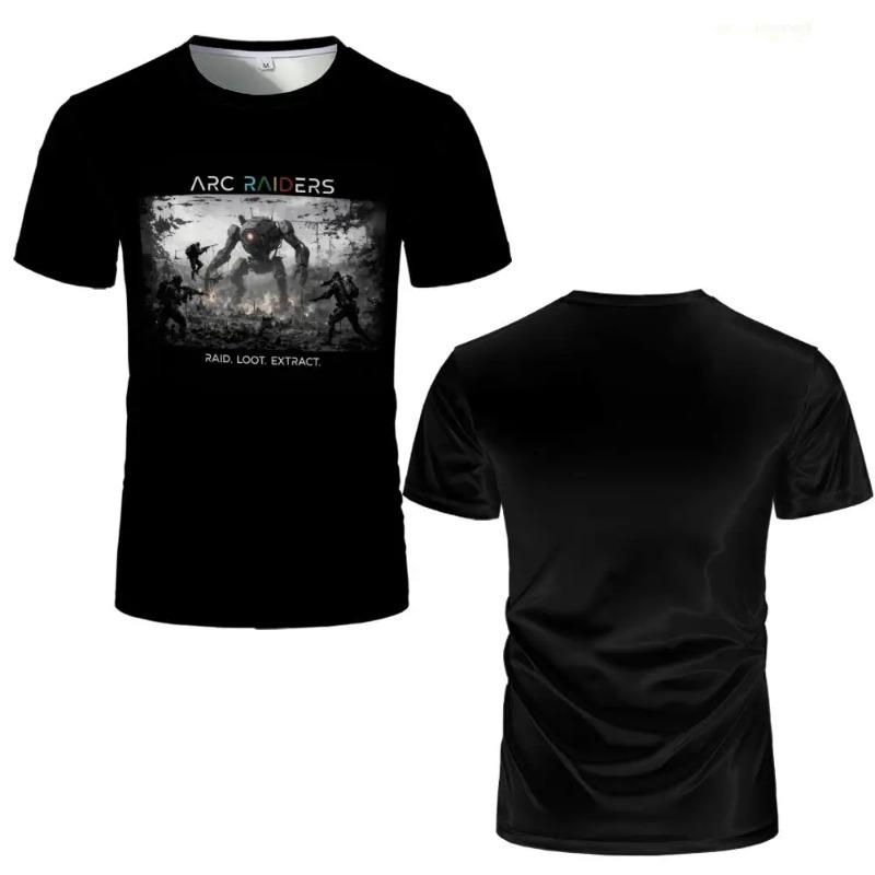 Don't Shoot ARC Raiders Graphic T-Shirt Unisex Trendy Streetwear Oversized Crew Neck Tops New Casual Men's Shirt for Gamers Gift
