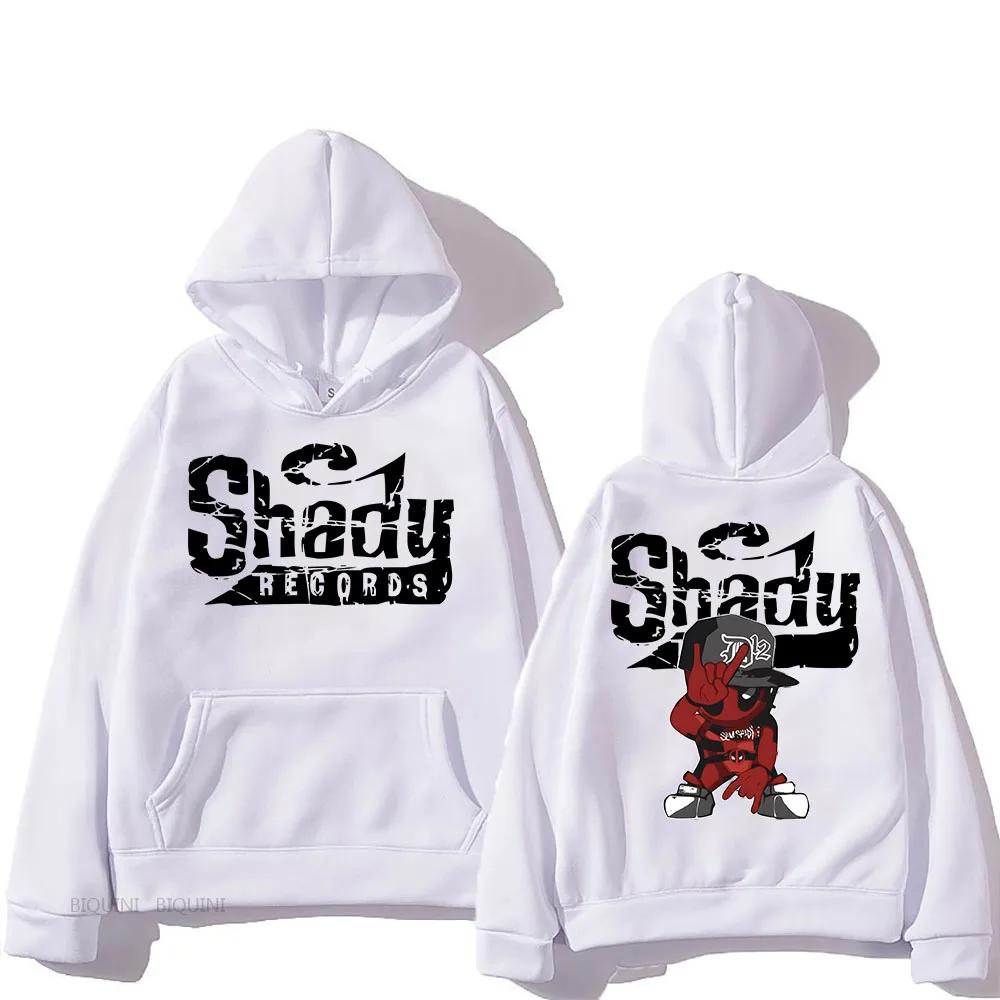 Houdini Album Printed Hoodies Eminem Shady Records Sweatshirts Streetwear Long Sleeve Casual Hip Hop Men Women Clothing