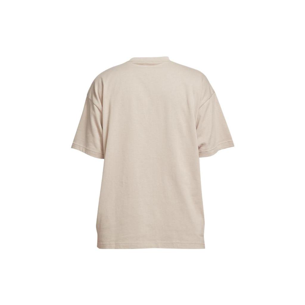 Nike Solid Color Crew Neck Pullover Short Sleeve T-Shirt Men Tops Beige CV0559-245