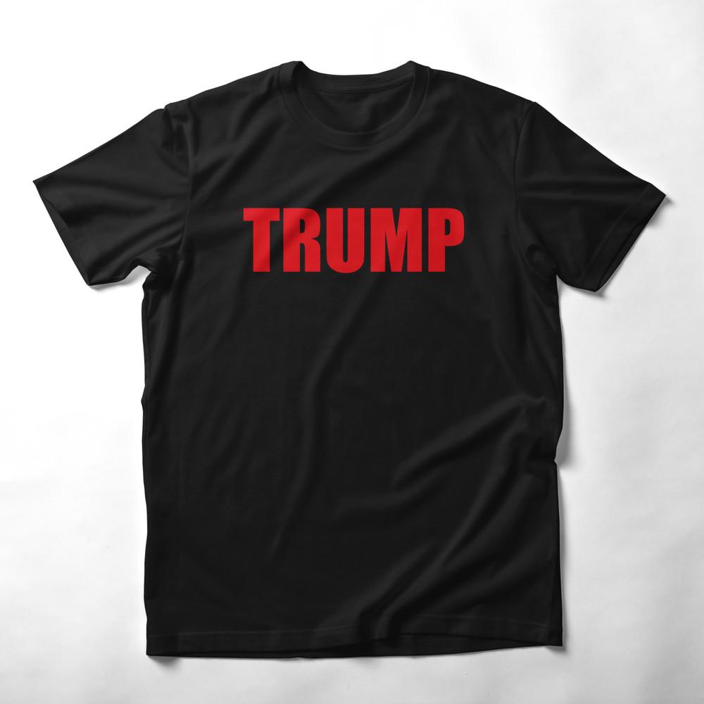 Черная футболка Дональда Трампа Унисекс футболка XXL