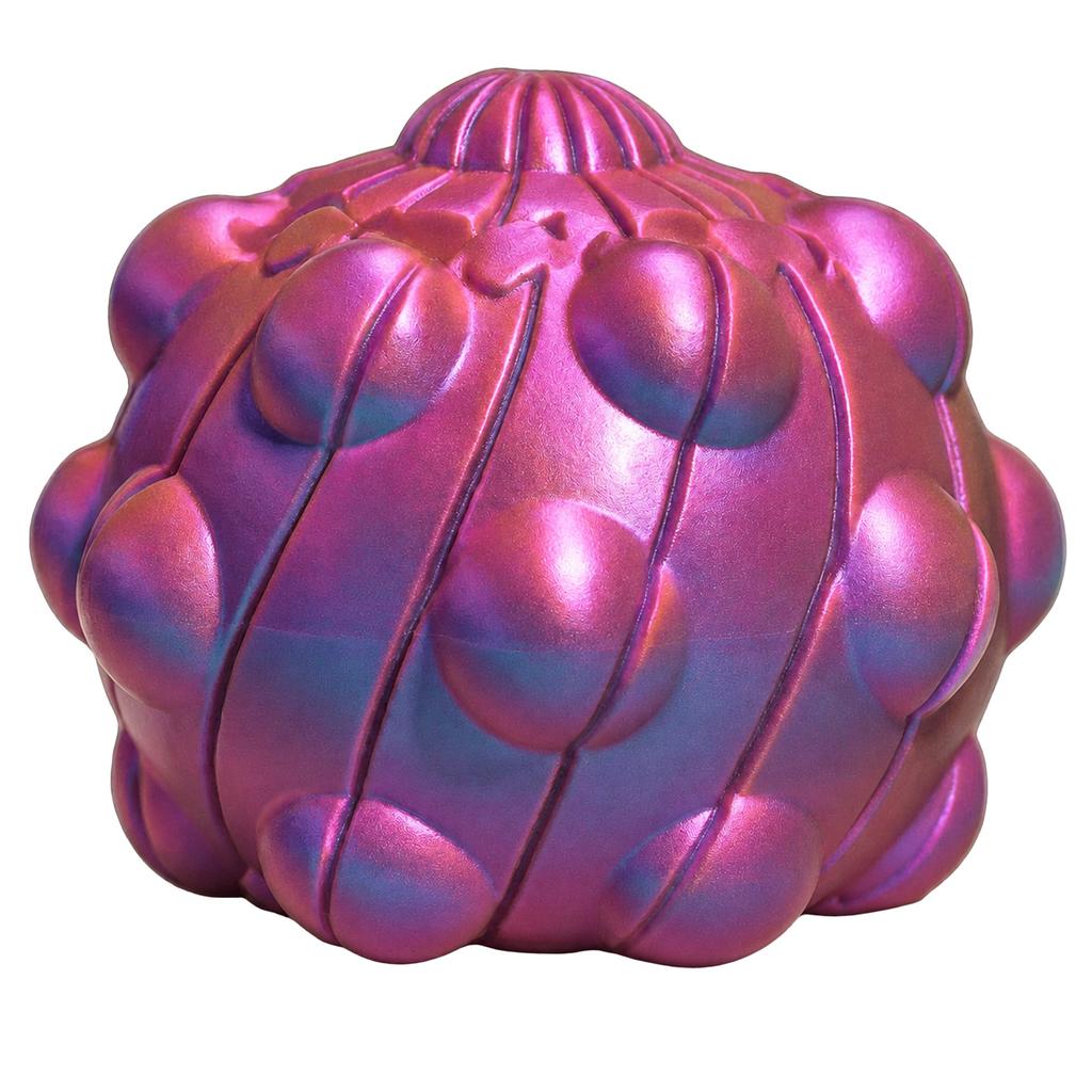 3D Printed Twisted Spiral Stress Relief Ball with Textured Surface and Ergonomic Design for Hand Therapy and Sensory Stimulation