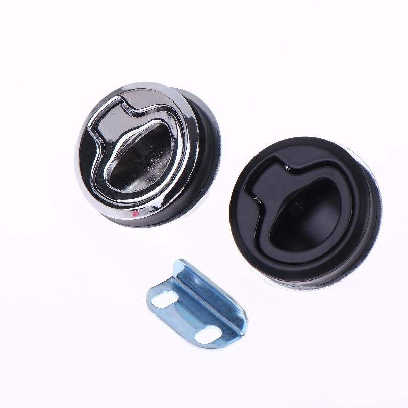 Round Flush Pull Slam Latch Non Key For Rv Boat Marine Marine Deck Locker Steel Boat Flush Pull Hatch Slam Latch