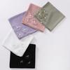 90*90Cm Square Chiffon Hijab Four-Corner Butterfly Bead Pearl Muslim Scarf Scarf Sweet Headscarf Foulard Femme Hijab