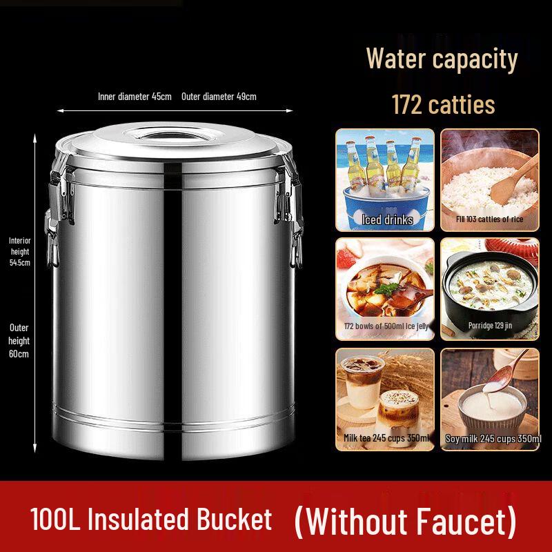 Jiakangming Commercial 304 Stainless Steel Insulated Food Container