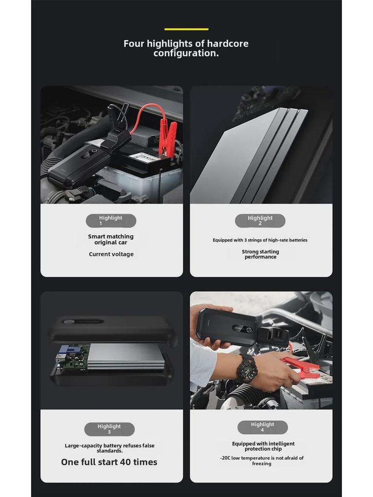 Super Energy Multi-function Car Emergency Battery Starter Gift