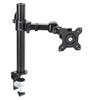Amazon Basics Monitor Arm, Single Monitor, 13-30 Inch (Supports up to 10kg), Height Adjustable, Desk Mount, Steel, 1 Piece, Black