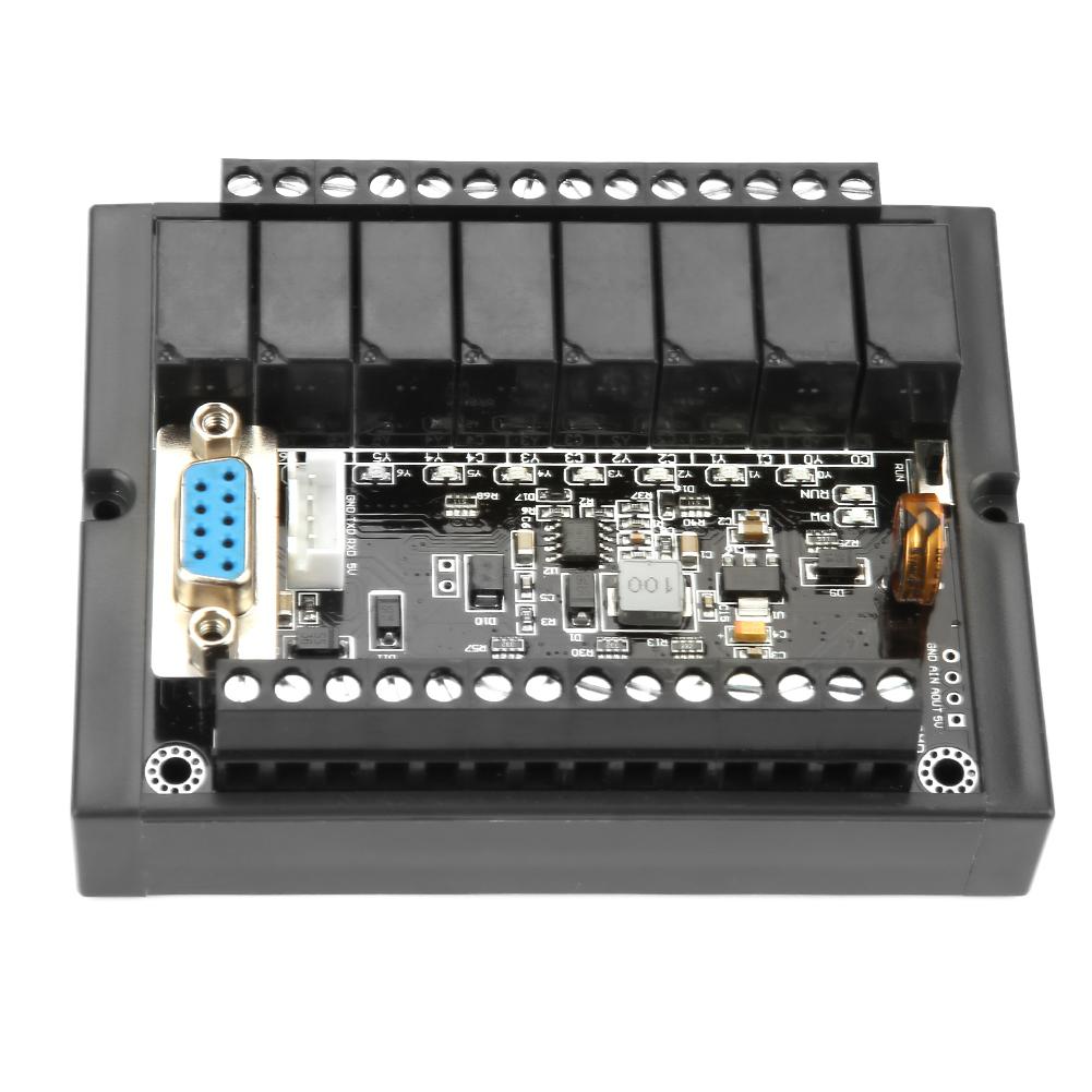 PLC Industrial Control Board FX1N20MR Programmable Relay Delay Module with Shell