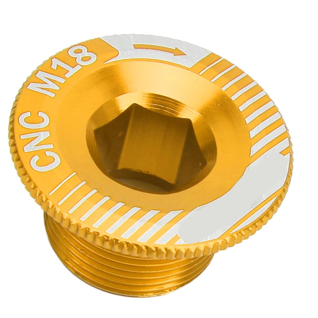 Śruba ramienia korby rowerowej ze stopu aluminium M18 Śruba mocująca korbę Śruba ramienia suportu rowerowego M18 Złoty