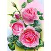 Painting New 5d Diy Diamond Flower Diamond Embroidery Scenery Cross Stitch Crafts Full Round Drill Home Decor Manual Gift